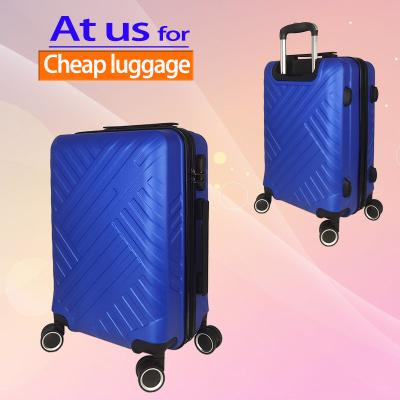 China ABS 3pcs set ABS Travel Boarding Suitcases Hand Luggage Suitcases High Quality Luxury Universal Plastic Crate Case for sale