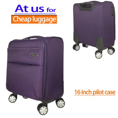 China High Quality Portable Laptop Suitcase 16 Inch Cabin Waist Trolley Driver Nylon Fabric Luggage Handbag for sale