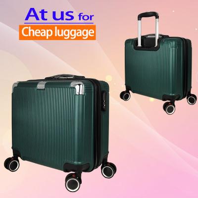 China Wholesale Pilot ABS Case High Quality Shell Carry On Luggage Hard 16 Inch Small Computer Bag Factory Price Trolley Case for sale