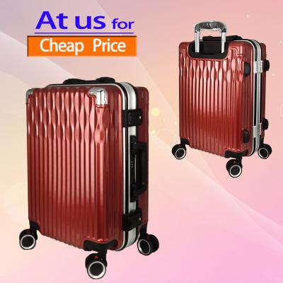 China 2021 New Customized Universal PC Airplane Dampening Wheel Luggage Aluminum Frame Small Suitcase Shape Unisex Boarding Luggage for sale