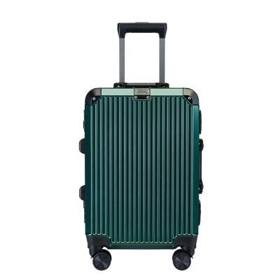 China PC Dongguan Luggage Factory 5pcs Set Trolley Luggage Case High Quality Aluminum Frame for sale