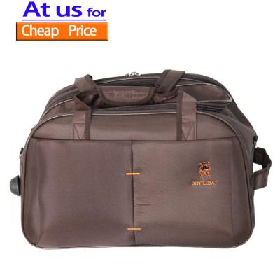 China Cheap Oxford Sport 600D Oxford Trolley Travel Bag Soft Outdoor Moving Luggage for sale