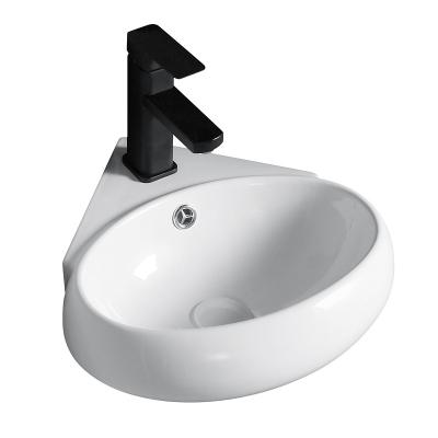 China Modern Hot China Turned White Art Ceramic Hand Wash Sink Designed for sale