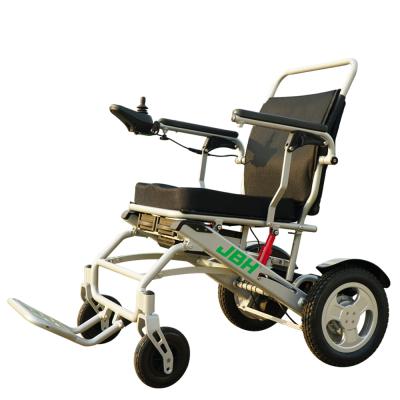 China Aluminum Alloy JBH Medical Device Shock Absorption Double Electric Adult Wheelchair for sale