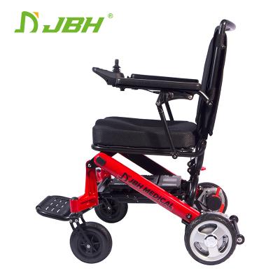 China Super Compact Light Weight Easy Folding Electric Wheelchair Power Chair 980*600*970mm for sale