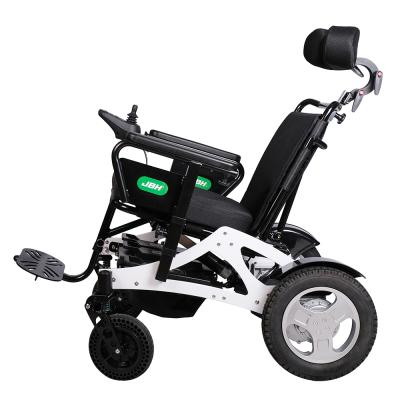 China High Quality Lightweight Aluminum Alloy Brushless Motor Portable Disabled Height Adjustable Wheelchair for sale