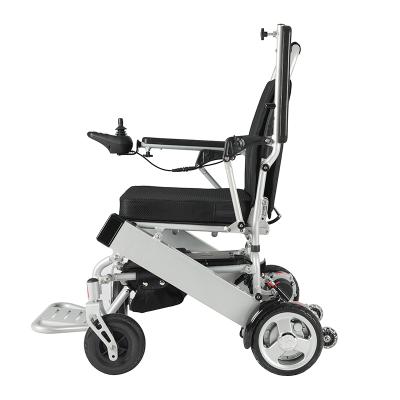 China JBH D03 Model Compact And Rigid Frame Stylish Easy Folding Electric Wheelchair For Disabled 640*320*750mm for sale