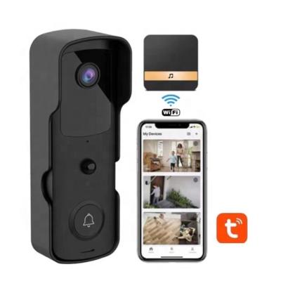 China ABS 1080P TUYA Plastic Outdoor Waterproof Video Camera Doorbell Smart Wifi Ring Video Doorbell Wireless Monitor for sale