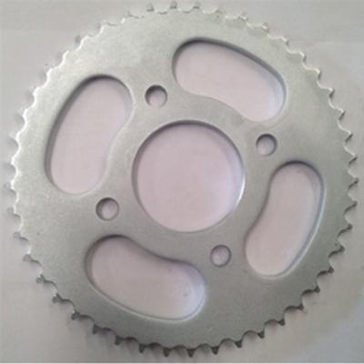 China Argentina Low Price 428H Motorcycle Chain Sprocket C110 Bare Chain Sprocket for sale