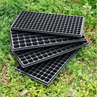 China 98/105/128 Eco-friendly Vegetable Cell Holes Plant Seedling Planting Plastic Seed Tray Dubai Seedling Trays for sale