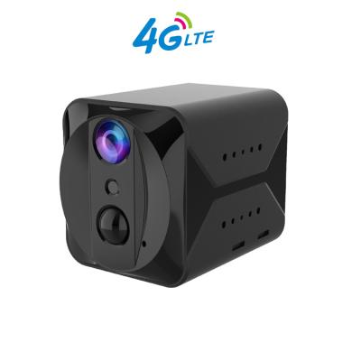 China 2023 NIGHT VISION New Arrival Smart 4G Mini Small Cameras PIR Motion Detection Battery Powered Wireless IP Camera Motion Detect Network Cam for sale