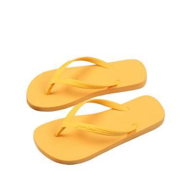 China Damping 2022 Summer New Solid Color Flip Flop Sandals Daily Casual Women's Beach Shoes for sale