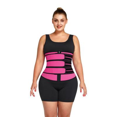 China Wholesale Custom Logo Womens Three Belt Neoprene Waist Slimming Trainer S-6XL for sale