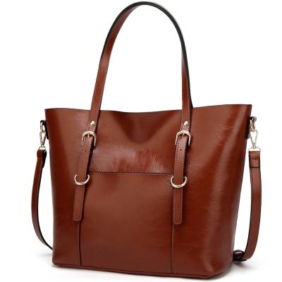 China Fashion Vintage Lady Bags Tote Bag High Quality Customizable Leather Shoulder Bag Handbag For Women for sale