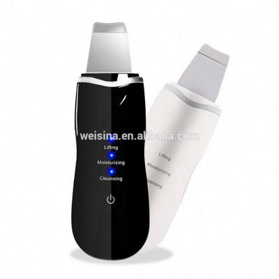 China Skin Rejuvenation Ultrasonic Face Derma Skin Deep Cleansing Scrubber for sale