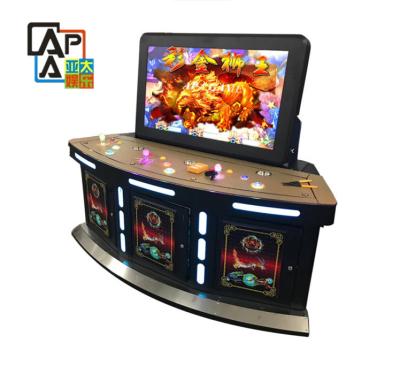 China Real Version Taiwan Arcade Gamble Kits Software Mother Board King Of Lion Fishing Game Table 4 Players For Sale for sale