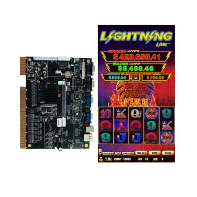 중국 Lightninglink 슬롯 게임 보드 티키 화재 슬롯 머신 번개 링크 도박 게임 보드 카지노 슬롯 머신 판매용