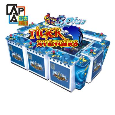 China Van de Vissenhunter arcade cabinet for game board van de fabrieksprijs Oceaankoning 3 plus Tiger Avengers Fish Game Table-Machine Te koop