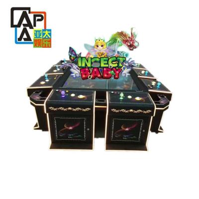 China Customized Color 10 Players Fish Machine Insect Baby Fishing  Cabinet Table For Sale for sale