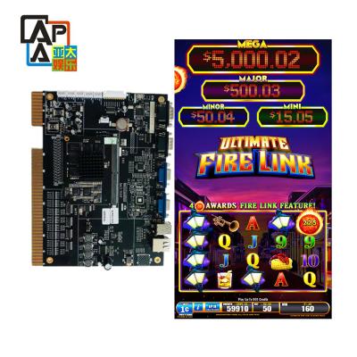 China Fire Link Awards Fire Link Feature 1/2 Players Fish Hunter Gaming Table Skilled Arcade Slot Game Cabinet Machine for sale