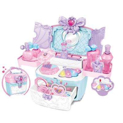 China Fashion Girls Beauty Desser Play Set Fashion Girls Beauty Desser Playset Fashion Pretend Makeup Dresser Set Kid Toy Fashion Toy for sale