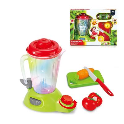 China Children's Toys Simulation Fruit Squeezer KitchenwareToy Kitchen Toy Set With Light Music for sale