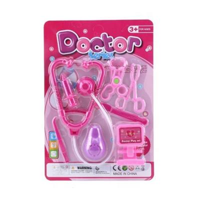 China Plastic Factory New Mainan Dokter Pretend Game Girl Educational Doctor Toys For Kids for sale