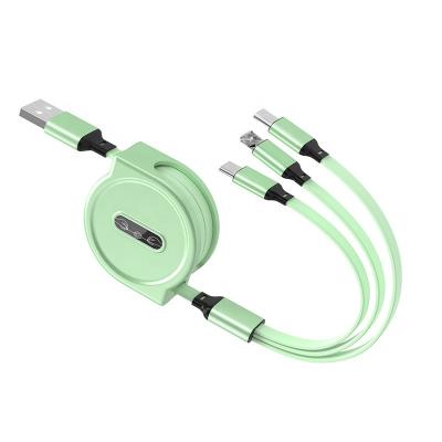 China High Quality Fast Charging Multi Speed ​​Android Charger USB Mobile Phone Type C 2.0 Data Cable 3 in 1 for sale