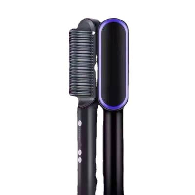 China Hotel flat irons sweep hair straightener comb for sale titanium touch screen wholesale simply and directly for sale