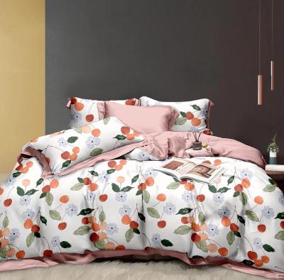 China Summer Use Breathable Ball Packing Low MOQ 100% Bed Linen Modal Printed Fabric for sale