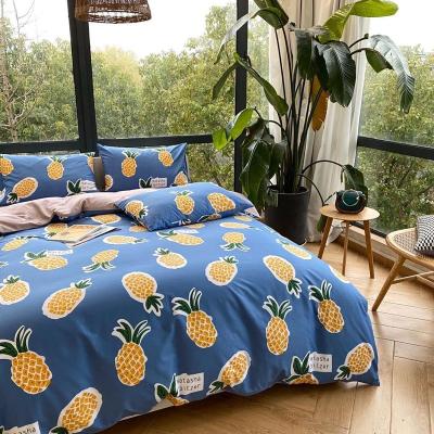 China TWILL Pineapple Design Pure Cotton Sheet Set Fabric 98 Inch Width for sale