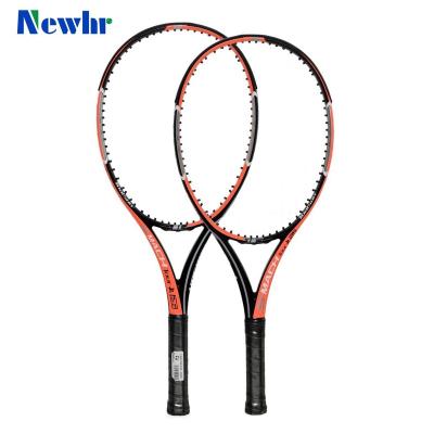 China Design Logo Professional Carbon Tennis Racket Customizable Black Orange Color From Carbon China Manufacturer for sale