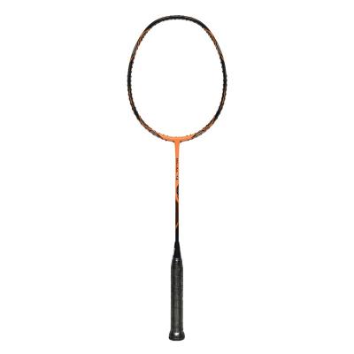 China Healthy Wholesale Customizable Colorful Red White Yellow Orange Carbon Ball Badminton Racket Game for sale