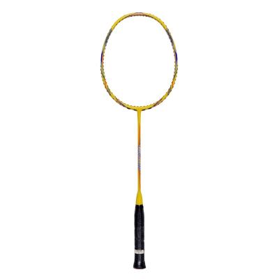 China Game Customized New Logo Good Grip Ball Badminton Healthy Blue Black Yellow Red Anti-skid Customized Racket for sale