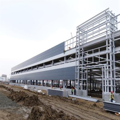 China metal prefab workshop building construction materials large shed steel structure warehouse for shopping malls for sale