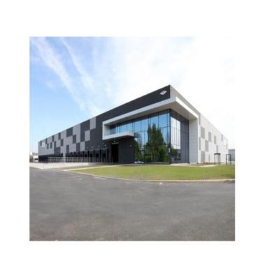 China Economic Prefabricated Steel Construction Materials Exhibition Hall Church Building Fabric Structure Warehouse for sale