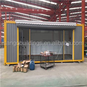 China 20 ft Open 3D Container House Modified Shipping Container House With Study for sale