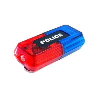 China Police Shoulder Light Mounted Police LED Red Blue Strobe Patrol Strobe Shoulder Flashing Warning Light for sale