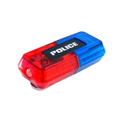 China Police Shoulder Light Fixing Red Blue Mini Safety LED Safety Rechargeable Traffic Police Shoulder Light for sale