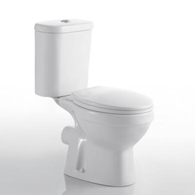 China Two-piece Double-flush Washdown Toilet With Cheap Price Good Quality France Popular P-trap for sale