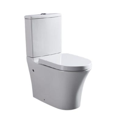 China Double-flow Chaozhou Supplier Wholesalers Bathroom Ceramic Washdown Two Piece Toilet for sale