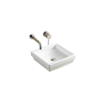 China Euro Style Modern Single Basin Ceramic Counter Top Wash Basin White Wash Basin 8178A for sale