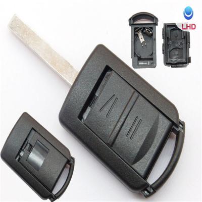 China Replace Car Key Case 2 Button Uncut Blade Uncut Blade Car Remote Key Shell For Vauxhall Opel Corsa Agila Meriva Combo Car Key Case for sale