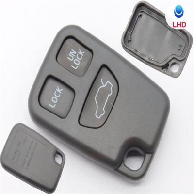 China ABS 3 BUTTONS Car Auto Key Cover Remote FOB Replacement Key Shell Uncut Blade Key Case For VOLVO S70 V70 C70 S40 V40 98-05 for sale