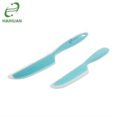 China Sustainable Factory Supply Silicone Kitchen Utensil Tools Knife Set Of 2 For Cake for sale