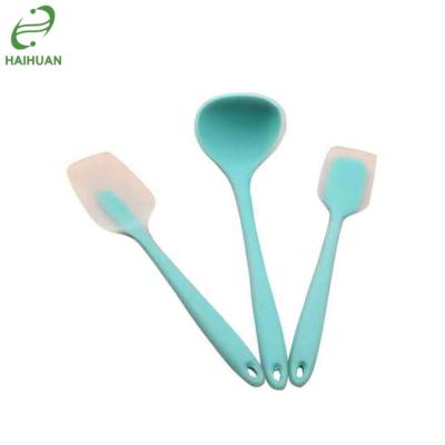 China High Quality Viable Silicone Small Size Kitchen Bakeware For Kids Mini Spatula Spoon Ladle for sale