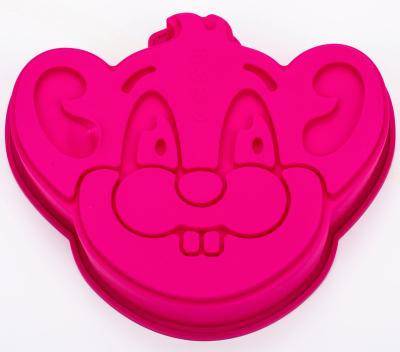 China BRAND NEW Handmade Silicone Cake Mold Qute Mouse Shape Cake Baking Molds Viable for sale