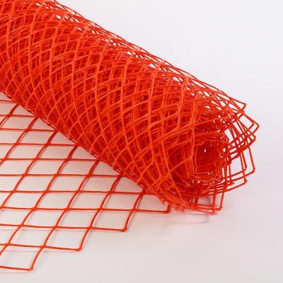 China High Visible 100% Plastic HDPE Customized Diamond Mesh Plastic Fencing For Construction Farm for sale