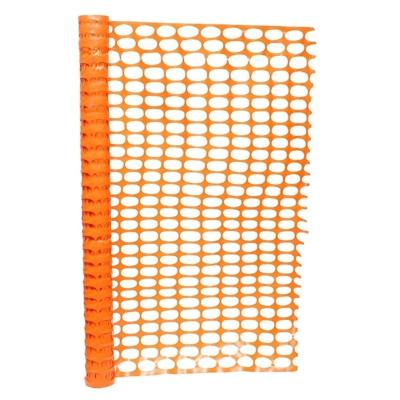 China 1 x 50m Safety Mesh Fence Flexible UV Stabilized Plastic Orange Netting for sale