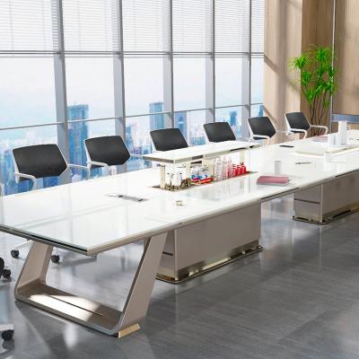 China Smart and Space-Saving Multifunction Lift Freezer Conference Table for Modern Offices for sale